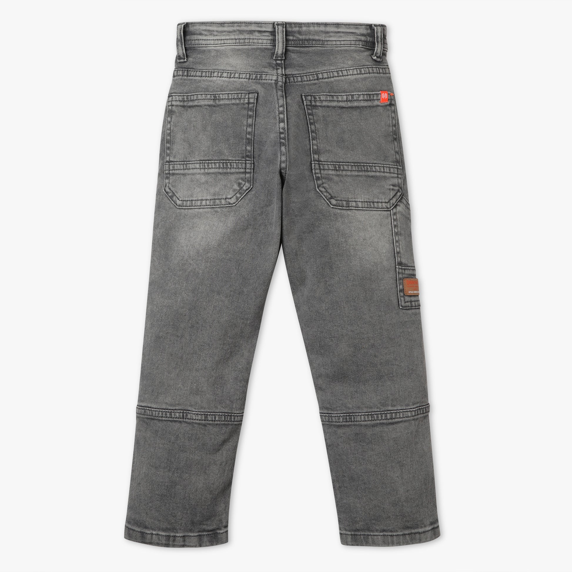 Boys Straight Fit Cut and Sew Mid Rise Jeans