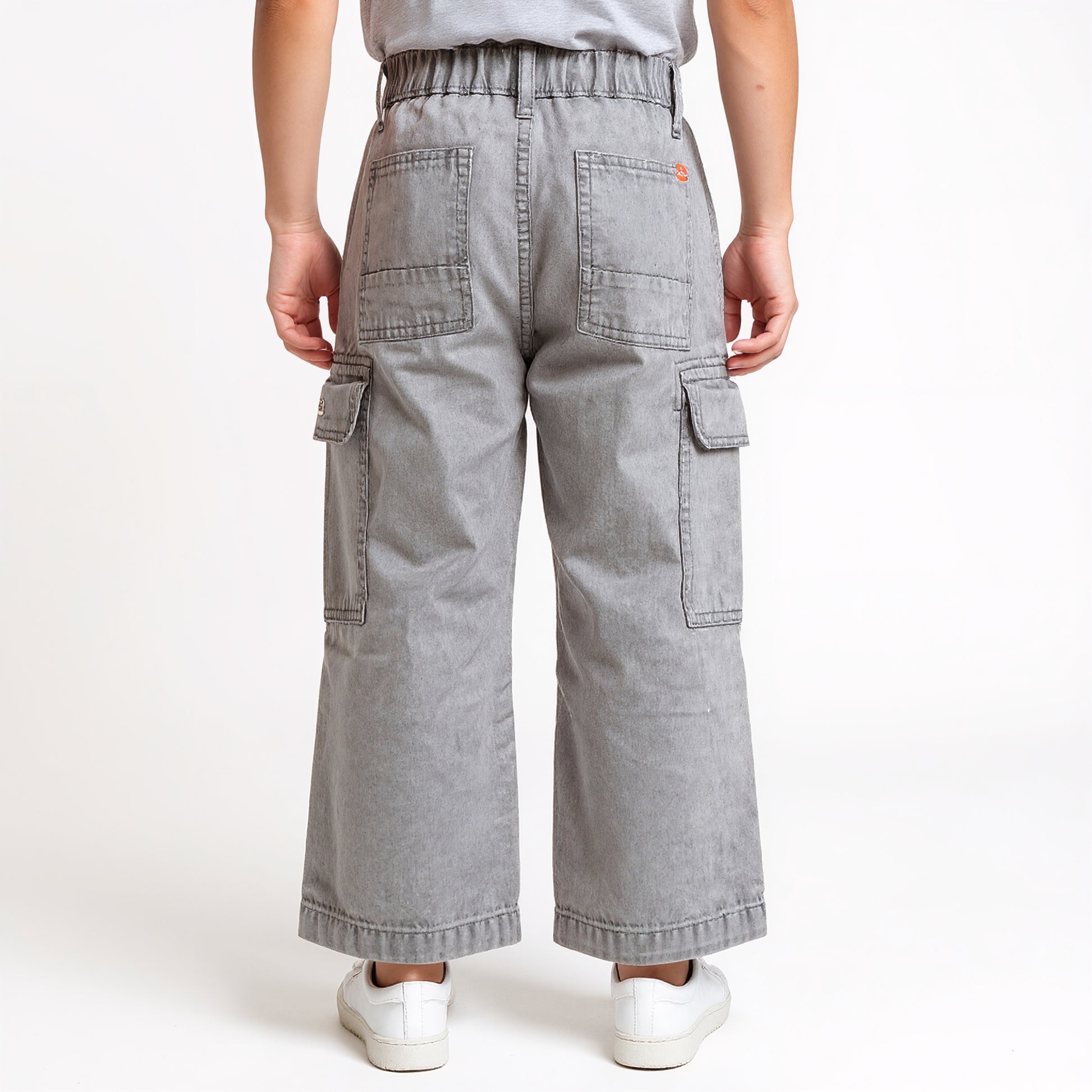 Boys Relaxed Fit Heavily Washed Joggers