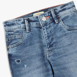 Slim Fit Light Washed Boys Denim Jeans