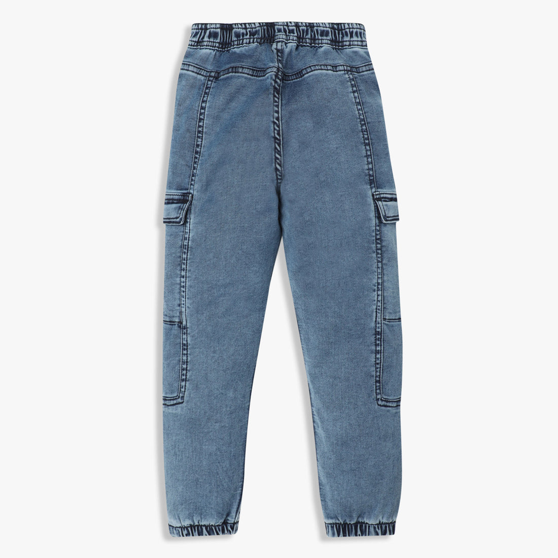 Boys Heavily Washed Waistband Elasticated Relaxed Jogger