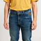 Boys Heavily Washed With Tint Effect Slim Fit Denim