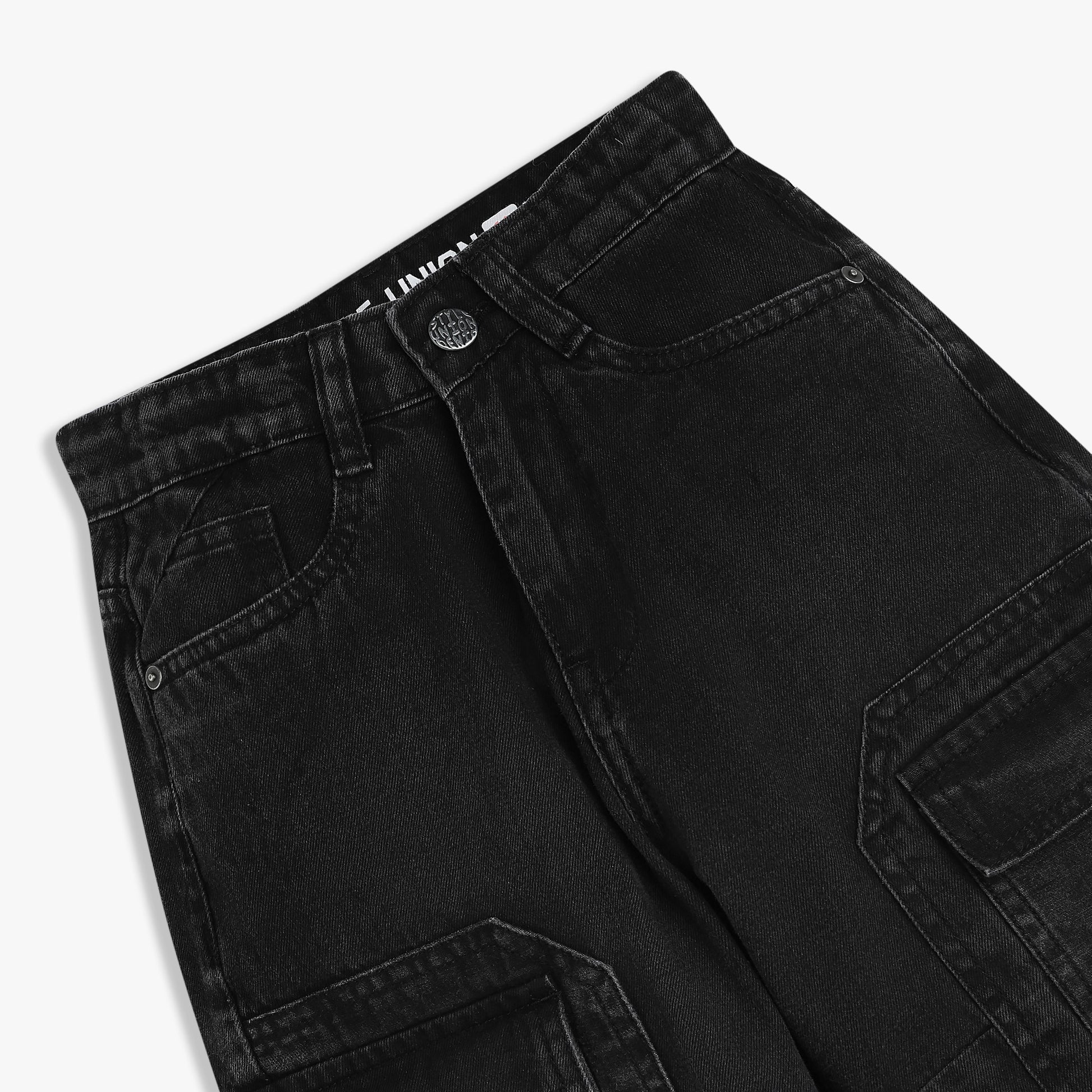 Boys Relaxed Fit Heavily Washed Jeans