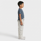 Boys Solid Baggy Fit Mid Rise Jeans