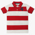Boys Regular Fit Striped Polo T-Shirt