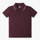 Boys Regular Fit Solid Polo Neck Half Sleeve Polo T-Shirt