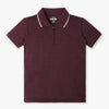 Boys Regular Fit Solid Polo Neck Half Sleeve Polo T-Shirt