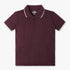 Boys Regular Fit Solid Polo Neck Half Sleeve Polo T-Shirt