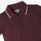 Boys Regular Fit Solid Polo Neck Half Sleeve Polo T-Shirt