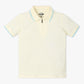 Boys Polo Neck Solid Wonder Reverse Coil with Zipper Polo T-Shirt
