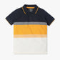 Boys Regular Fit Striped Polo Neck Half Sleeve Polo T-Shirt