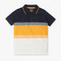Boys Regular Fit Striped Polo Neck Half Sleeve Polo T-Shirt