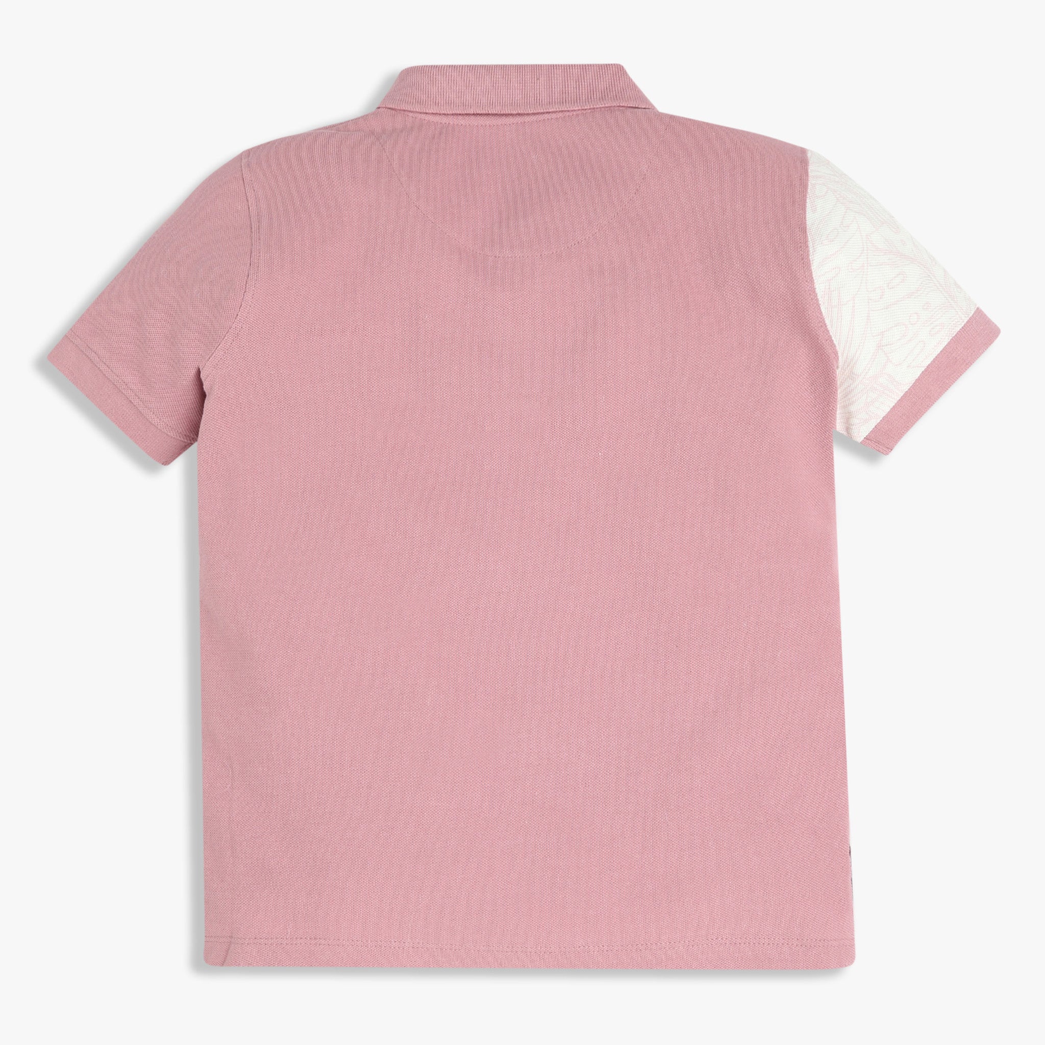 Boys Cut And Sew Sport Polo T-Shirt