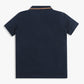 Boys Striped Sport Polo T-Shirt