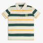 Boys Striped Sport Polo T-Shirt