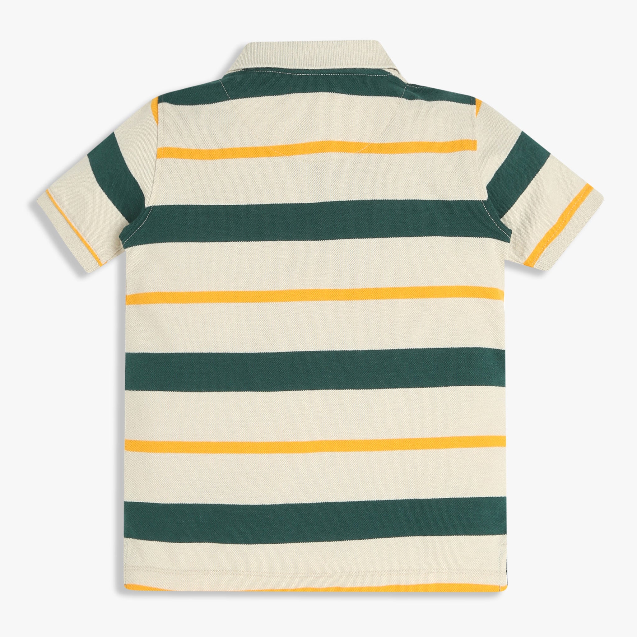 Boys Striped Sport Polo T-Shirt