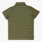 Boys Cotton Striped Polo T-Shirt