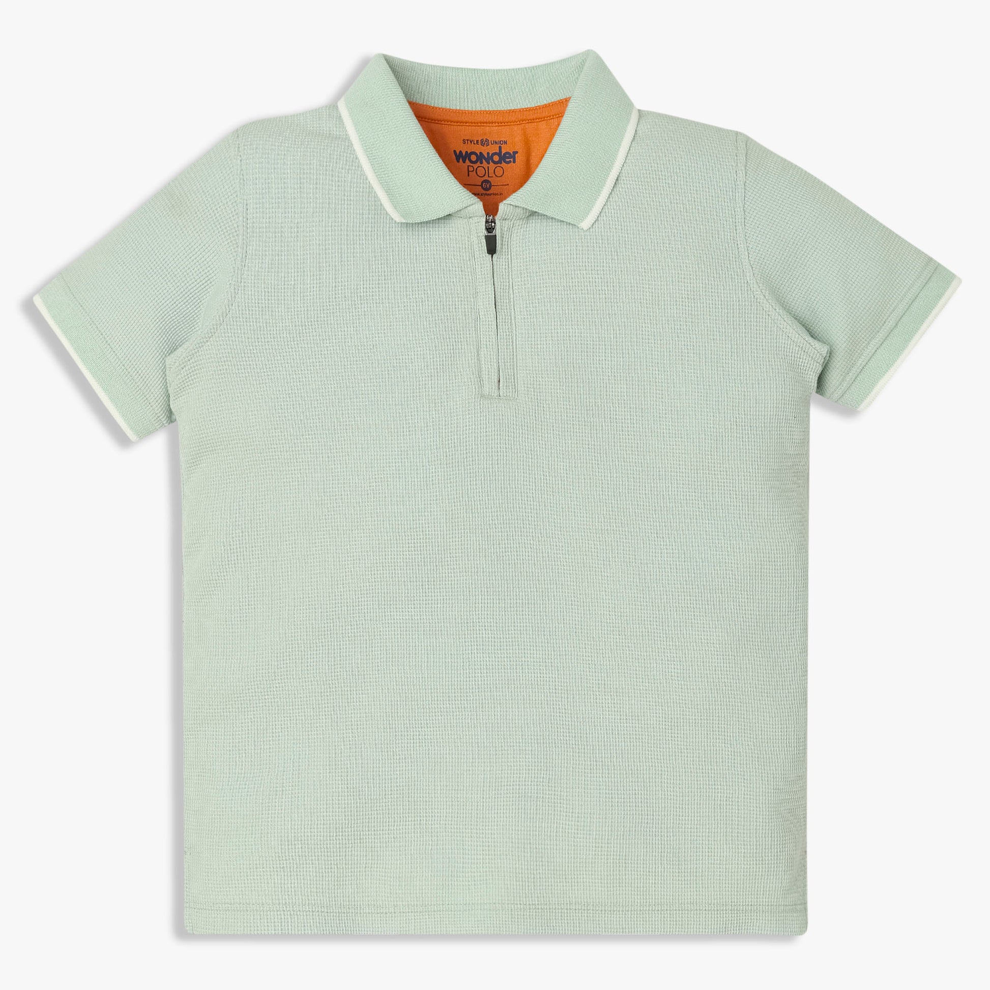 Boys Solid Polo T-Shirt