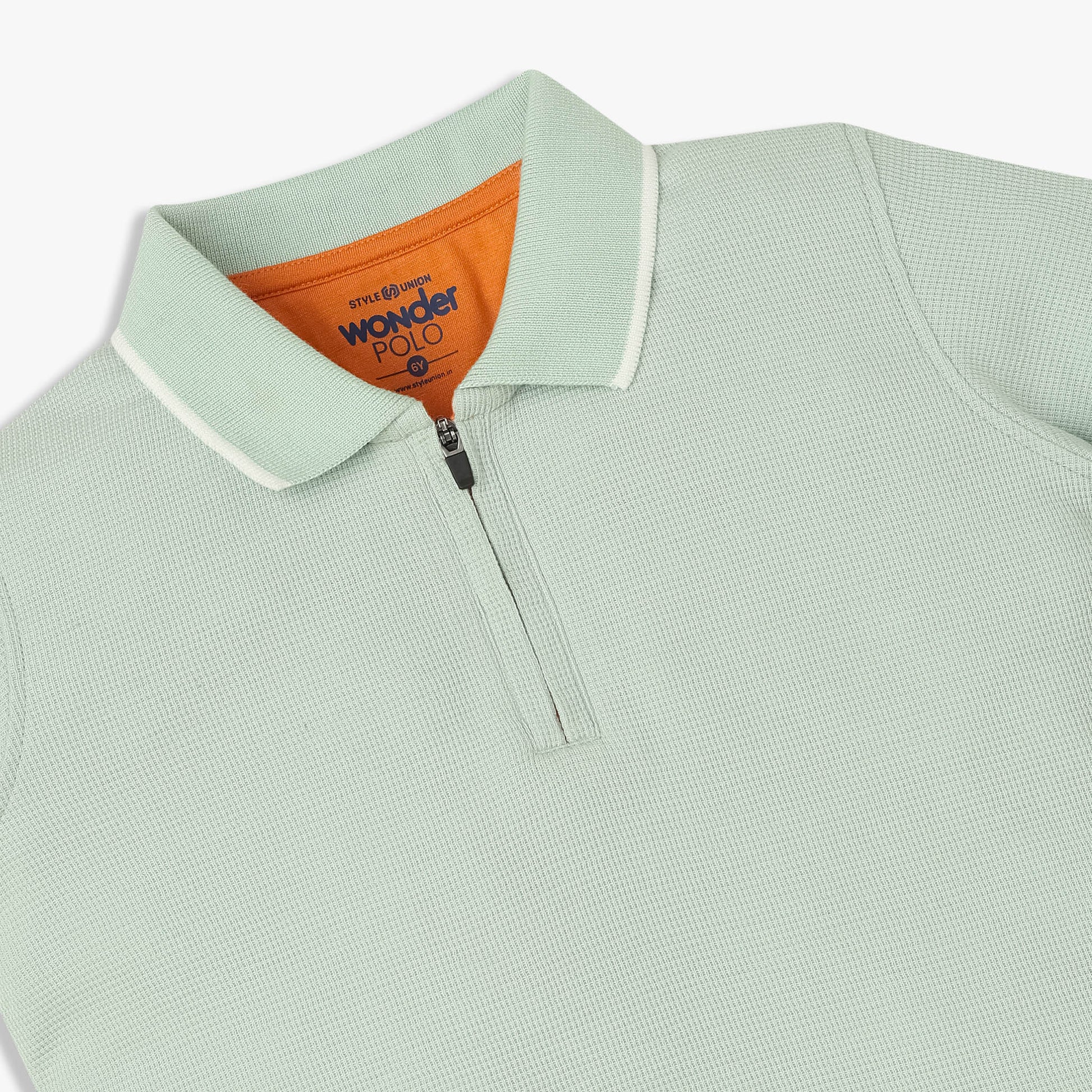 Boys Solid Polo T-Shirt