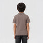 Cotton Polyester Elastane Solid Half Sleeve T-Shirt