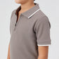 Cotton Polyester Elastane Solid Half Sleeve T-Shirt