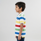 Boys Striped Polo T-Shirt