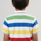 Boys Striped Polo T-Shirt