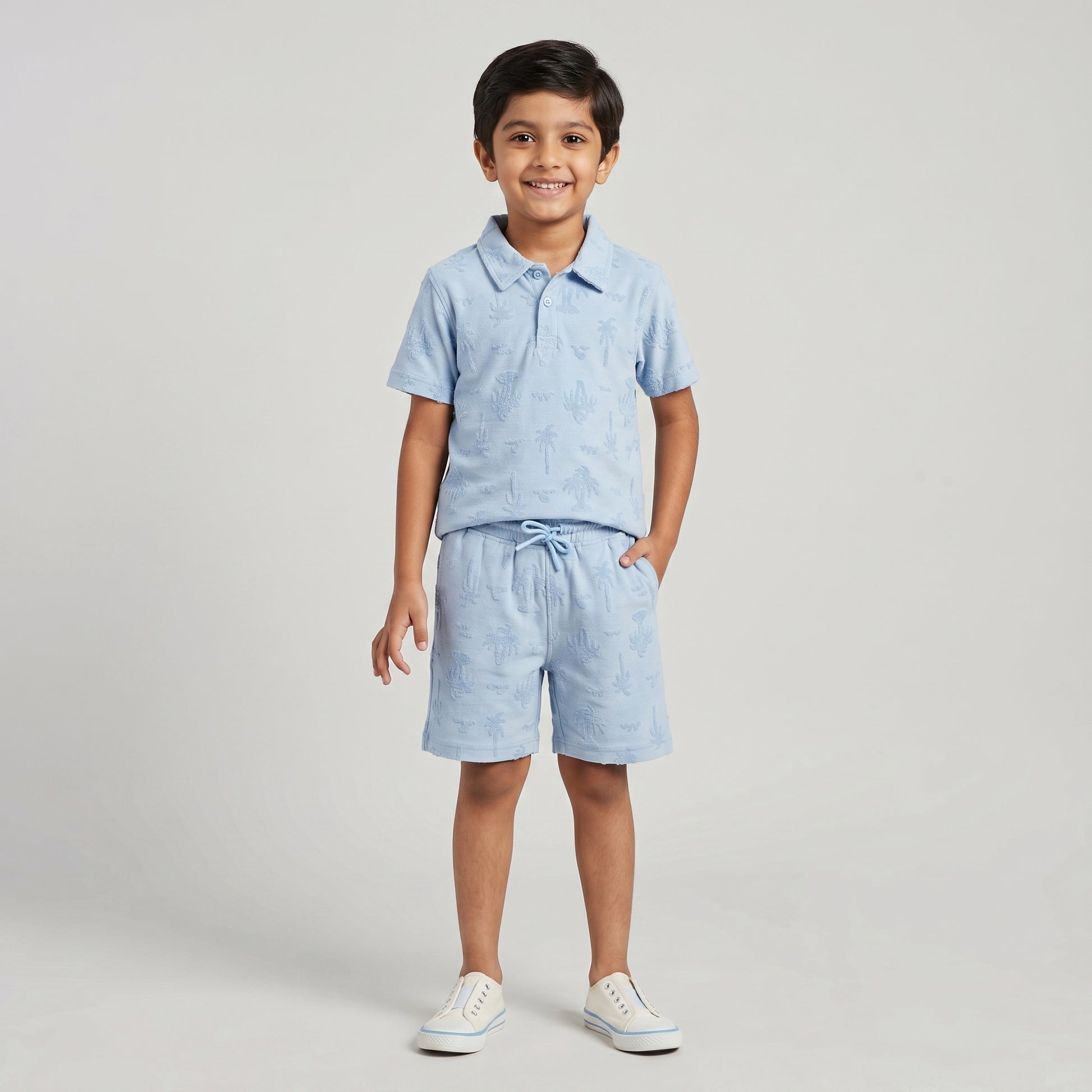 Boys Structured Polo T-Shirt