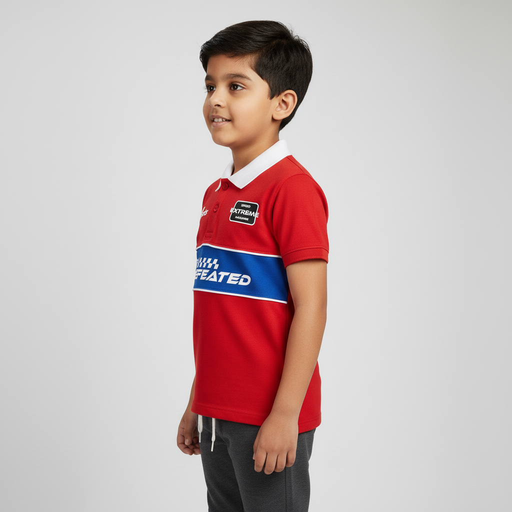 Boys Cotton Polo T-Shirt