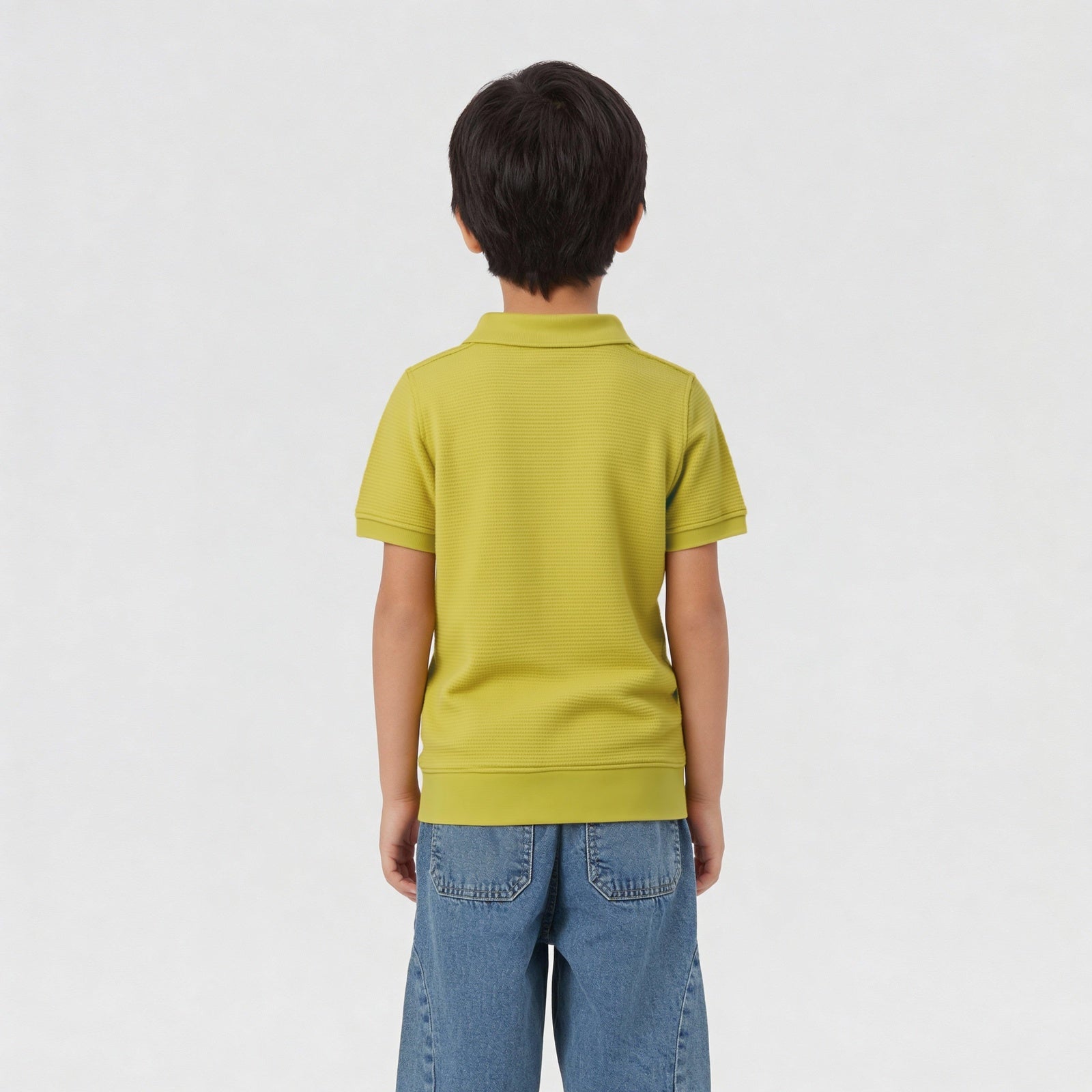 Boys Anytime Adventure Pin Striped Polo T-Shirt