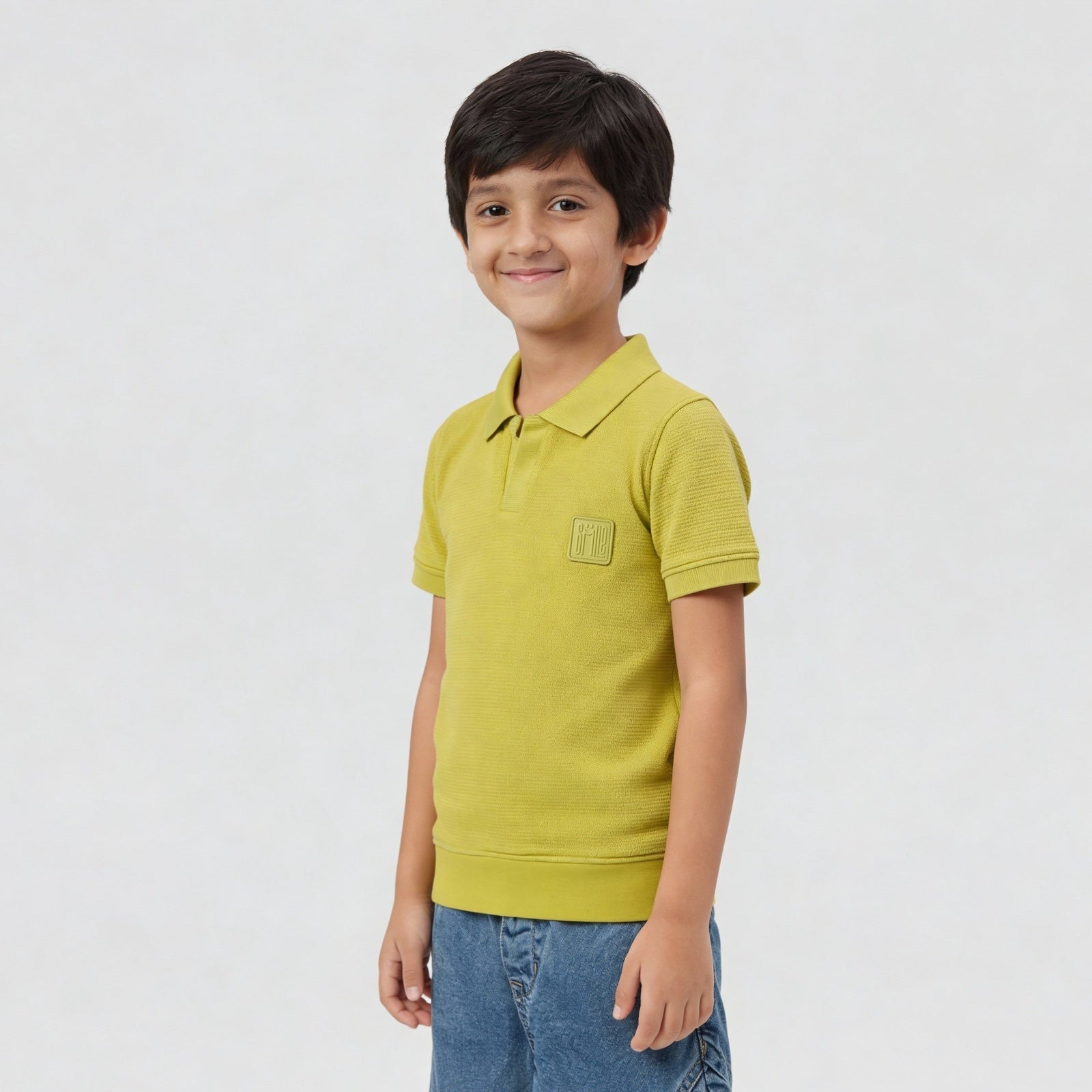 Boys Anytime Adventure Pin Striped Polo T-Shirt