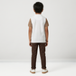 Boys Cotton Cut and Sew Zipper Polo T-Shirt