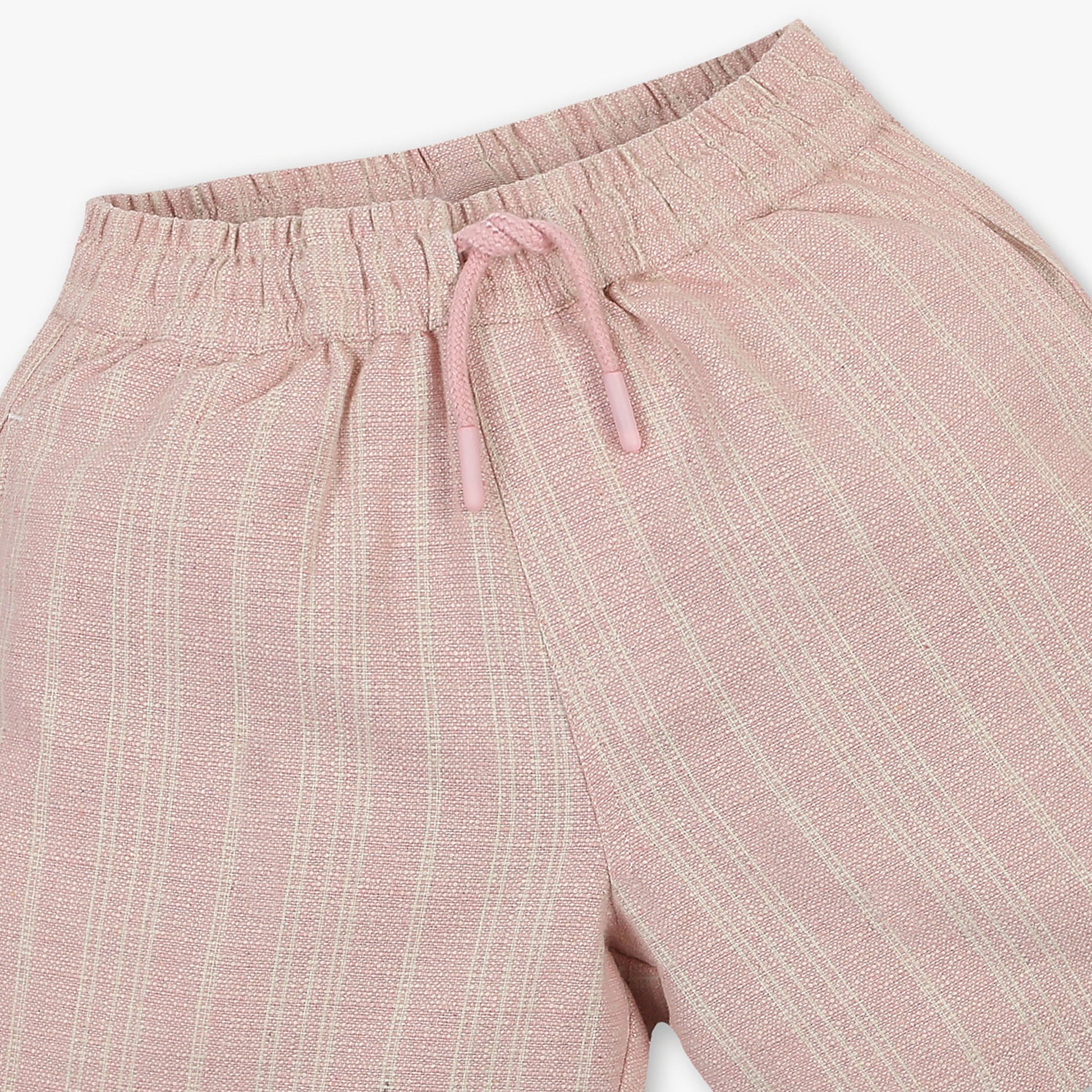 Boys Cotton Fabric Striped Shorts