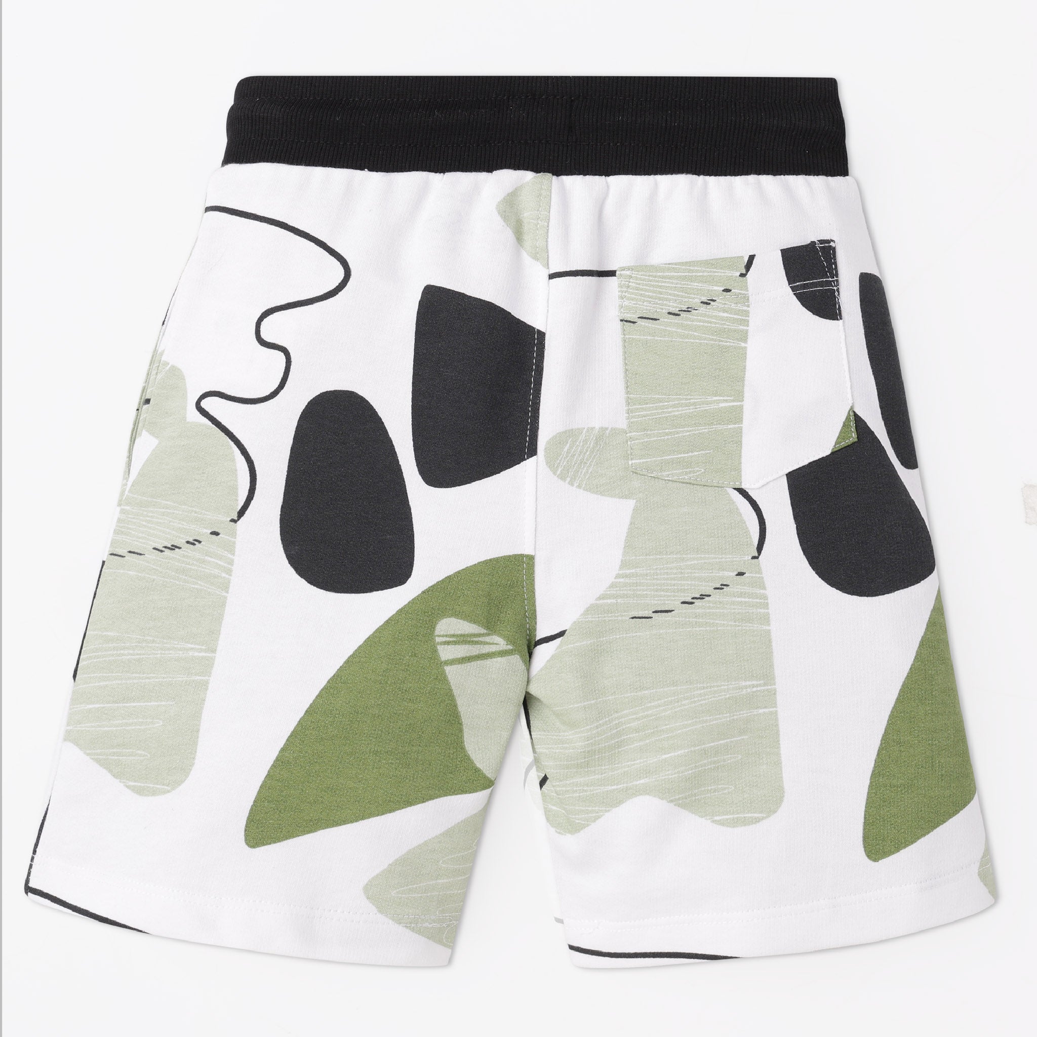 Boys Knee Length All Over Printed Uniset Shorts