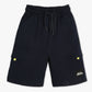 Boys Solid Knee Length Shorts