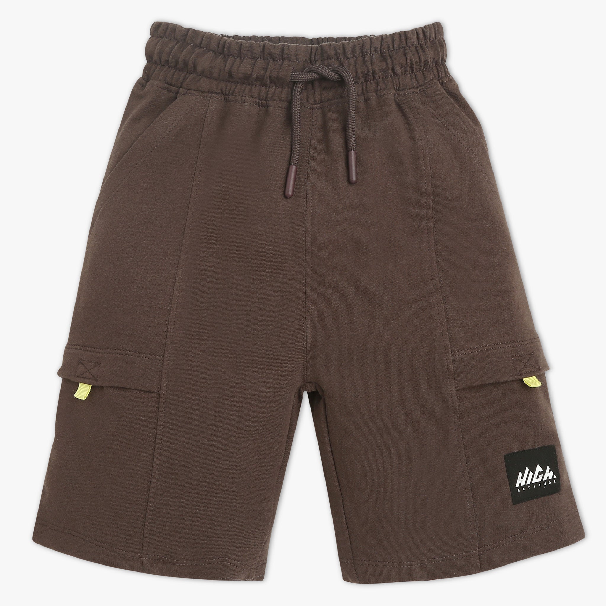 Boys Solid Knee Length Shorts