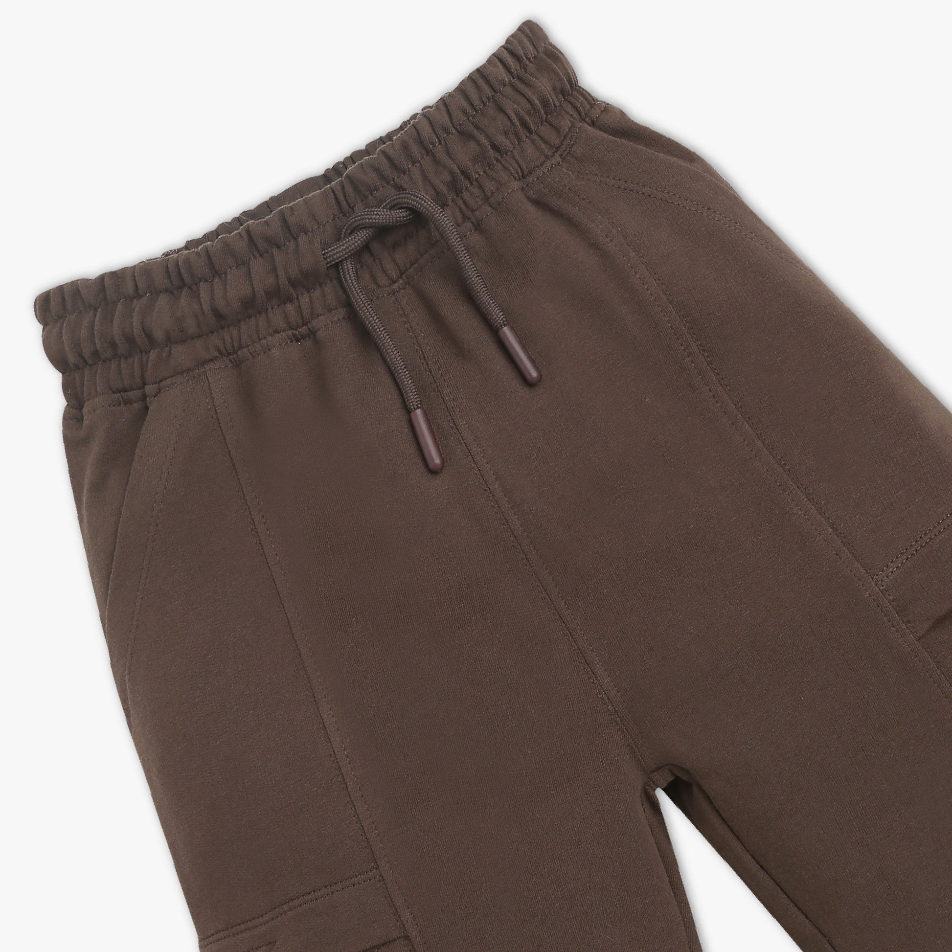 Boys Solid Knee Length Shorts