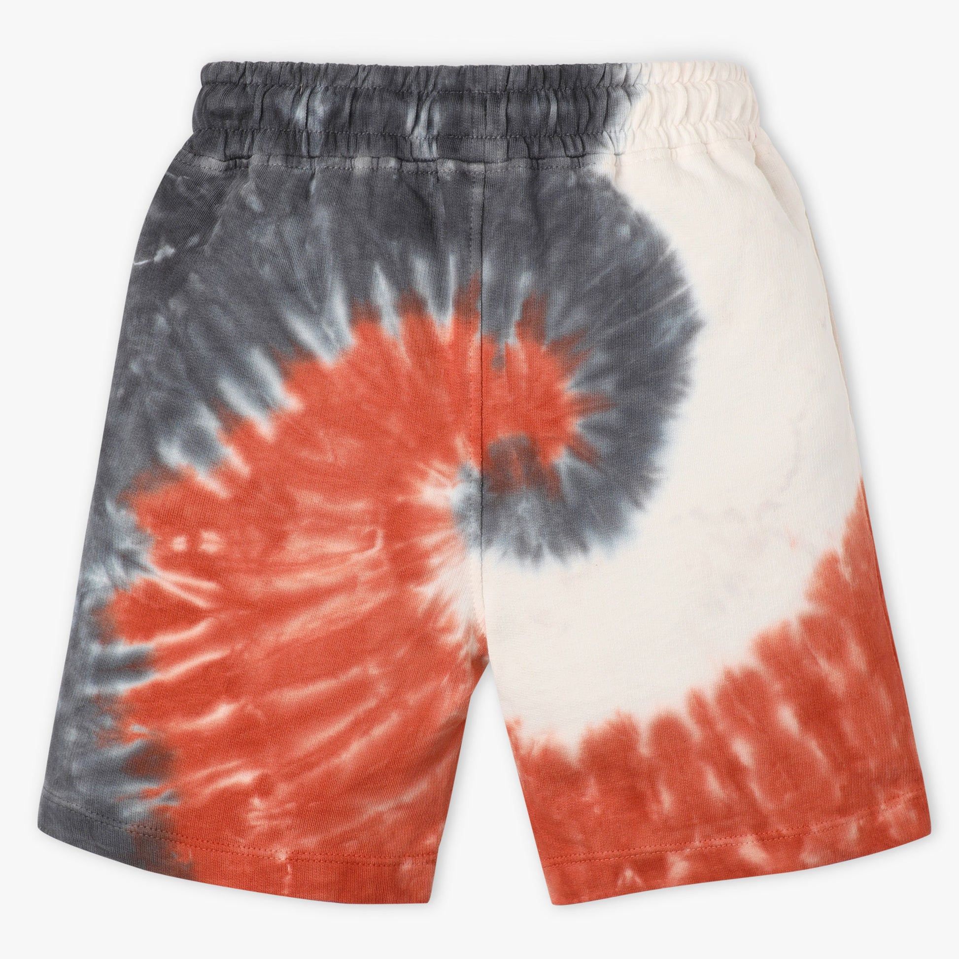 Boys Regular Fit Tie - Dye Knee Length Mid Rise Shorts