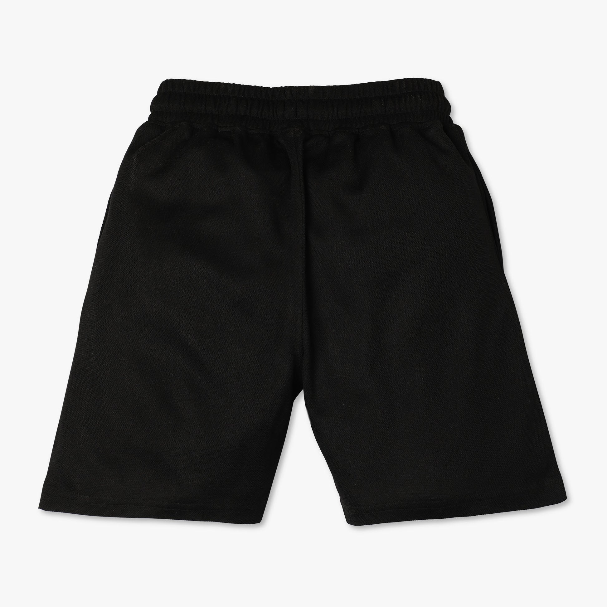 Boys Regular Fit Solid Mid Rise Shorts