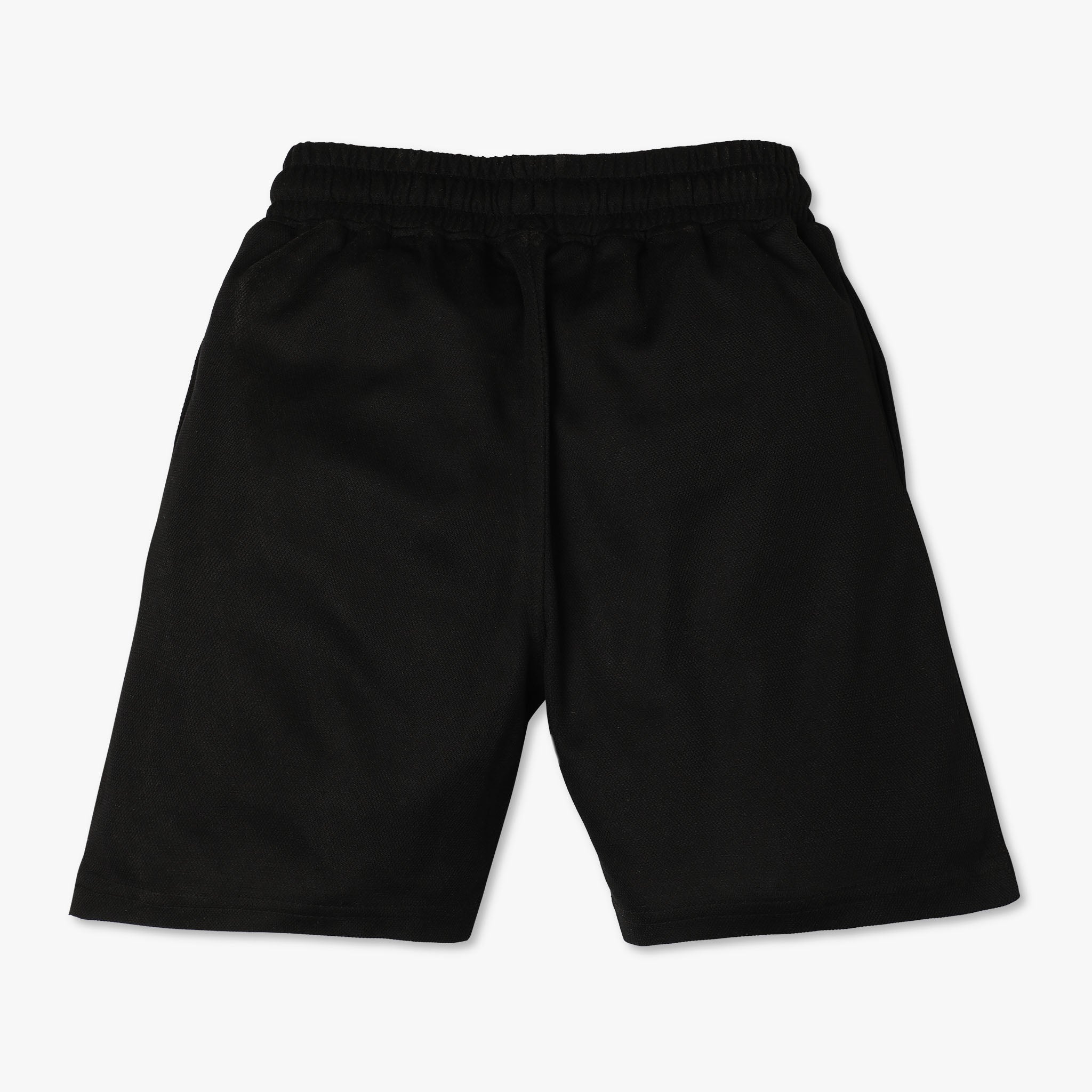 Boys Regular Fit Solid Mid Rise Shorts