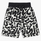 Boys Cotton All Over Print Knee Length Shorts