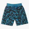 Boys Cotton All Over Print Knee Length Shorts