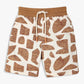 Boys Cotton All Over Print Knee Length Shorts