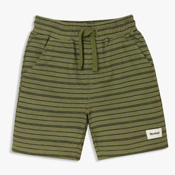 Boys Cotton Striped Knee Length Shorts