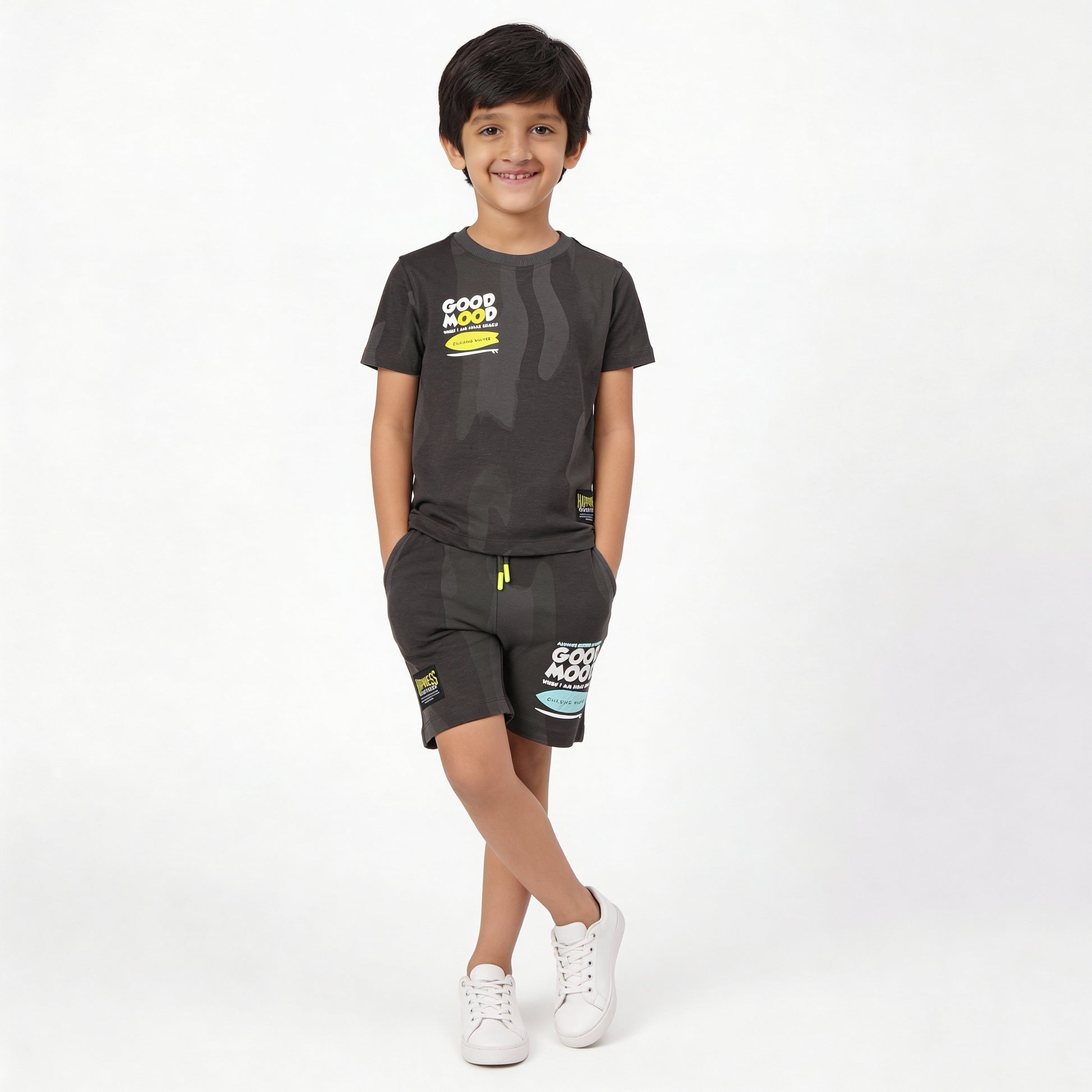 Boys Cotton Printed Shorts