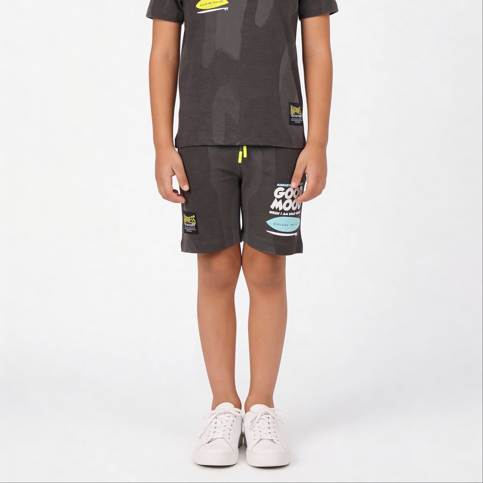 Boys Cotton Printed Shorts