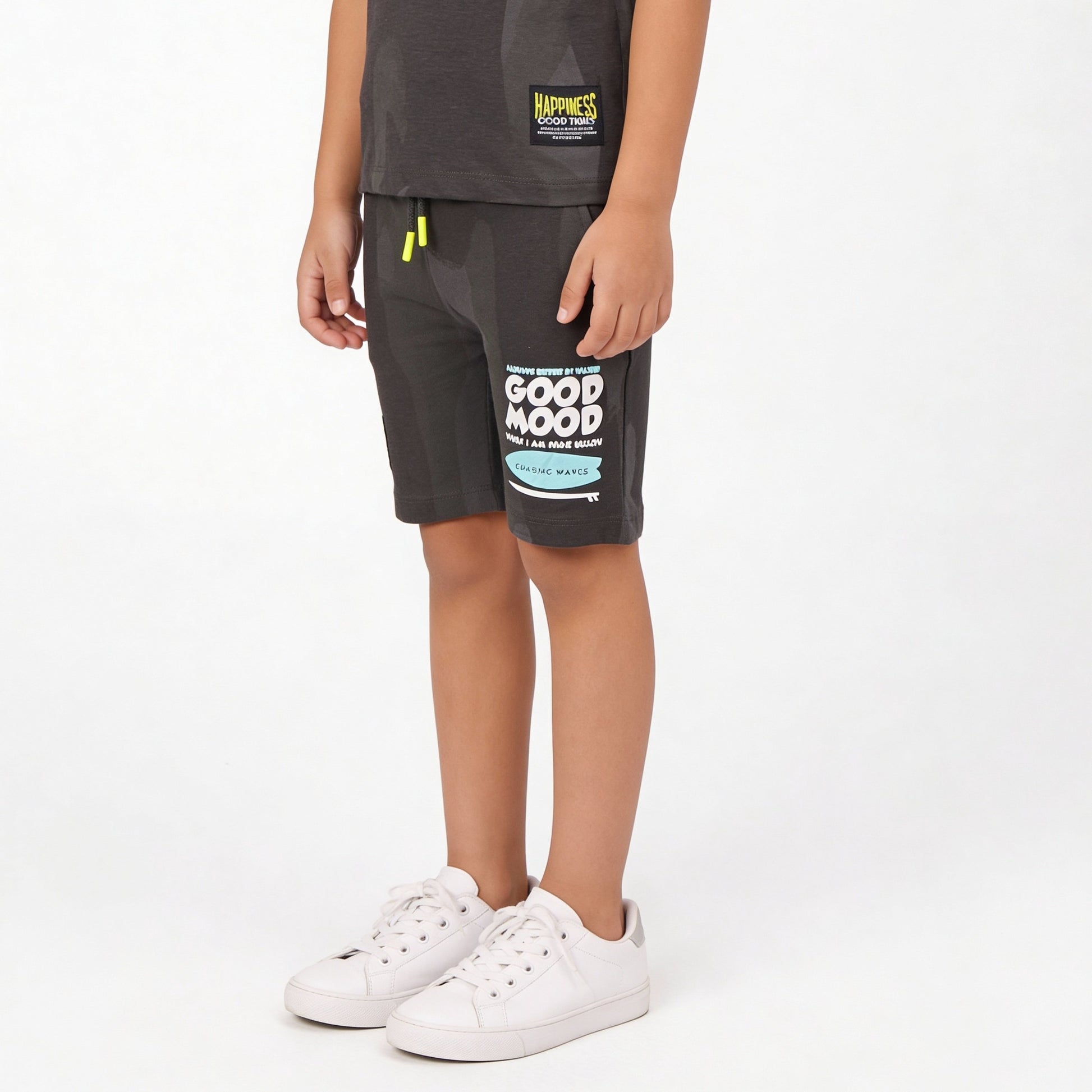 Boys Cotton Printed Shorts