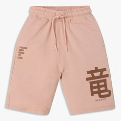 Boys Solid Knee Length Shorts