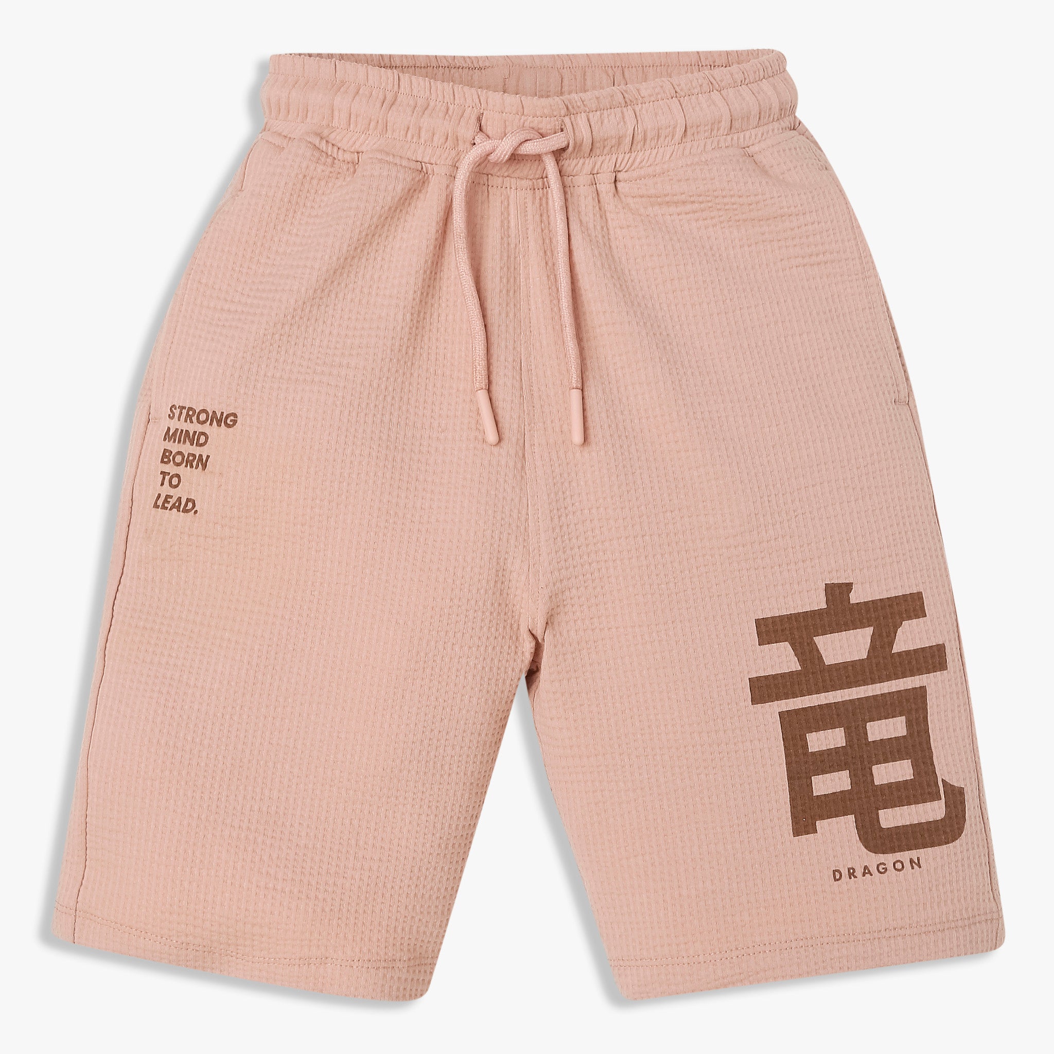 Boys Solid Knee Length Shorts