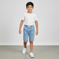 Boys Cotton Solid Core Shorts