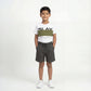 Boys Cotton Solid Pull On Shorts